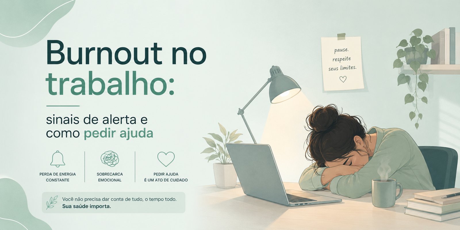 Burnout no trabalho: sinais de alerta e como pedir ajuda